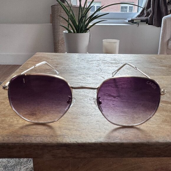 Cardi Purple Tinted Sunglasses - Picture 1 of 5